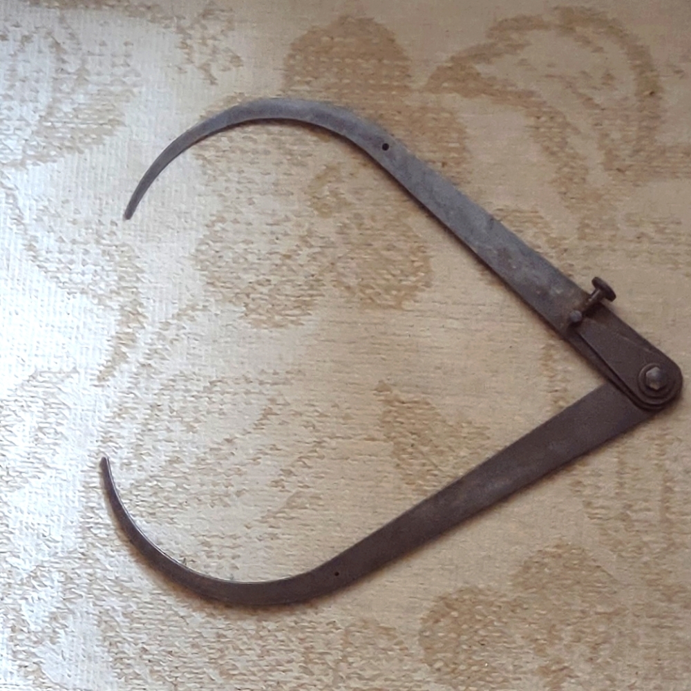 Vintage Lufkin Rule Company 14.5" Metal Calipers